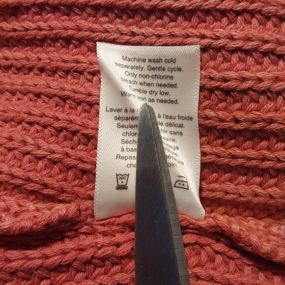 NWT Coldwater Creek Rib Knit Scoop Neck 100% Cotton Pullover Boxy Sweater 1X - Picture 7 of 7